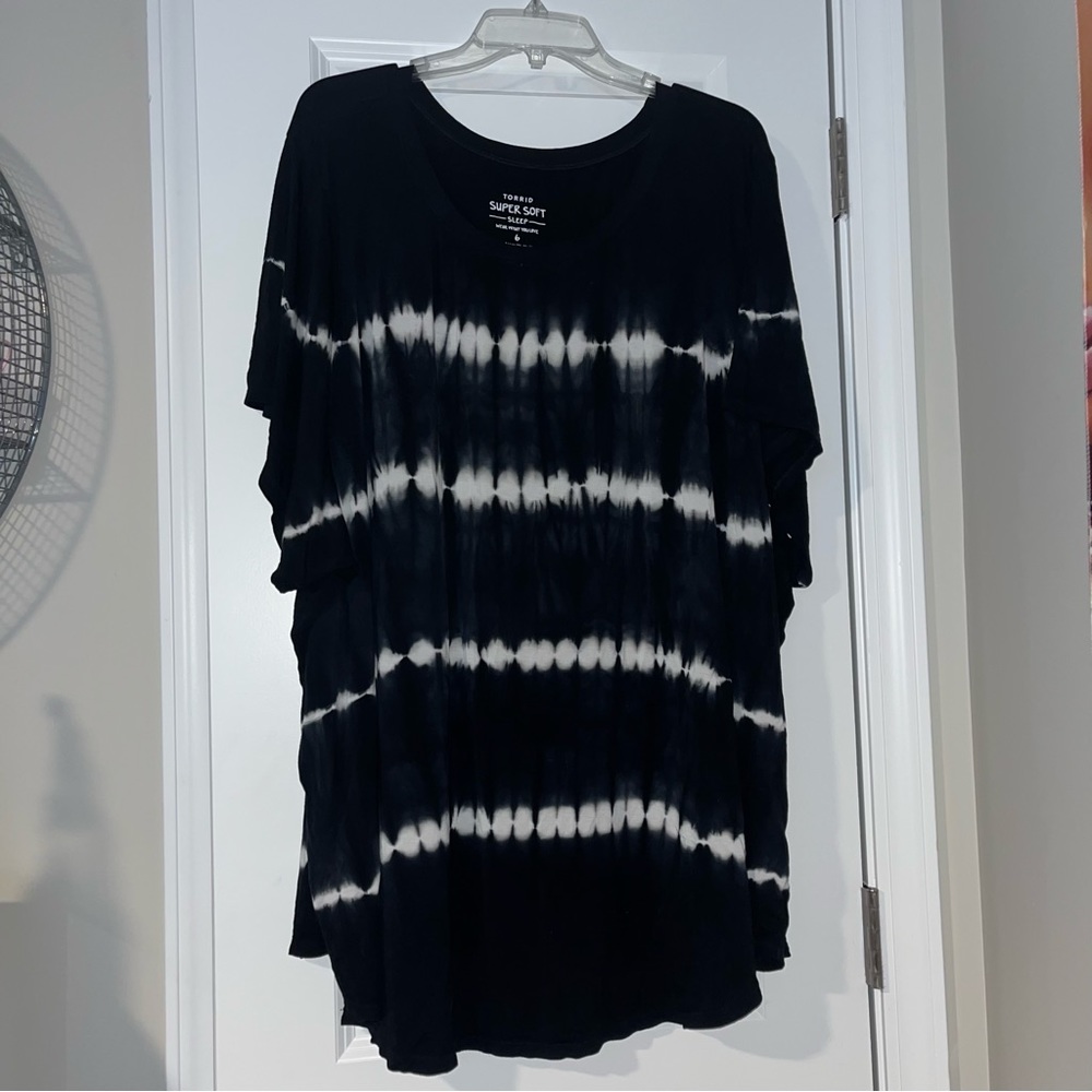 torrid Plus Size 6x Blue Sleep Shirt